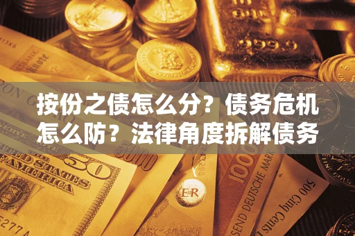 北京按份之债怎么分？债务危机怎么防？法律角度拆解债务分配与风险自保指南