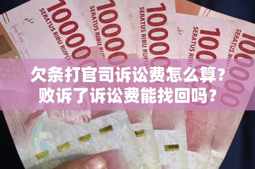 北京欠条打官司诉讼费怎么算？败诉了诉讼费能找回吗？
