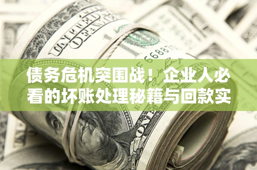 北京债务危机突围战！企业人必看的坏账处理秘籍与回款实战指南
